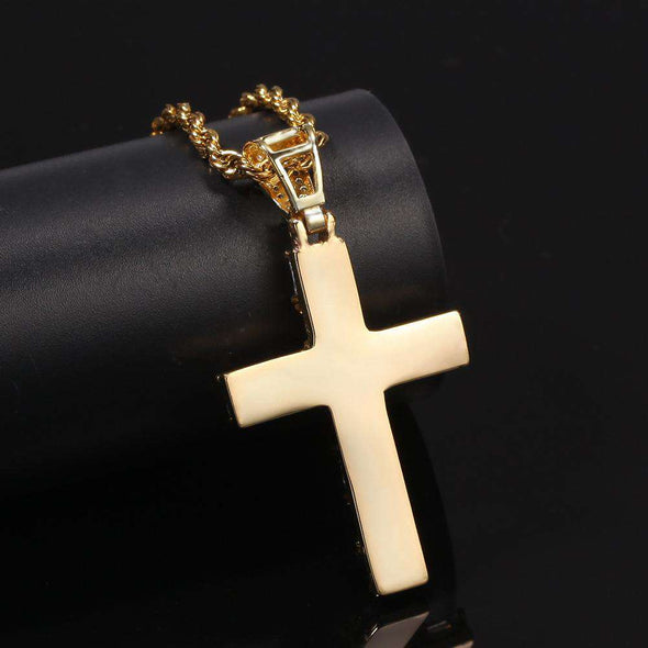 Bust-Down Cross Pendant