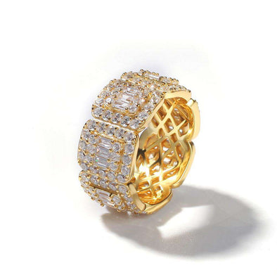 Migos Cz Diamond Ring Gold / 8