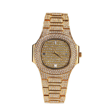 Gold Royal Iced Watch