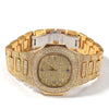 Gold Royal Iced Watch