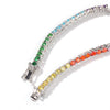 [New] Multicolor Diamonds Tennis Bracelet