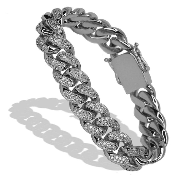 Gold Cuban Bracelet Silver