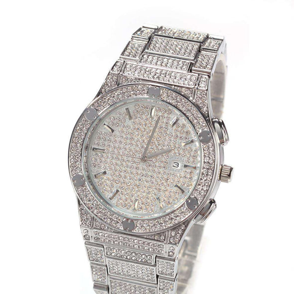 Bust-Down Presidential Watch Silver