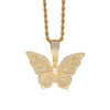 Bust-Down Butterfly Pendant