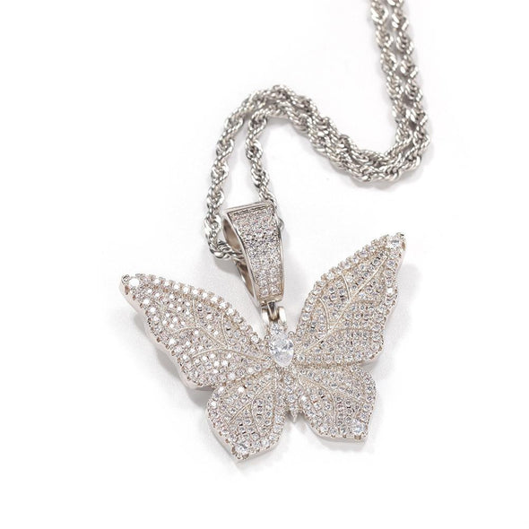 Bust-Down Butterfly Pendant