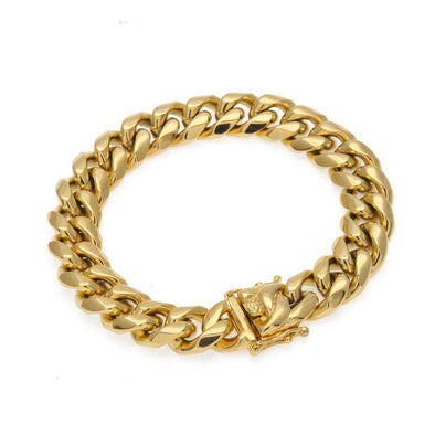 18K Gold Cuban Bracelet