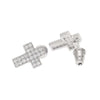 Cross Cz Diamond Earrings