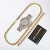 Tennis Premium Set (Limited Stock) Two Tones / Yellow 8Inch Bracelet 24Inch Necklace