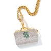 Money Bag Pendant Yellow Gold